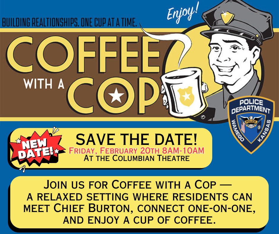 News Image Coffee with a Cop – New Date Announced