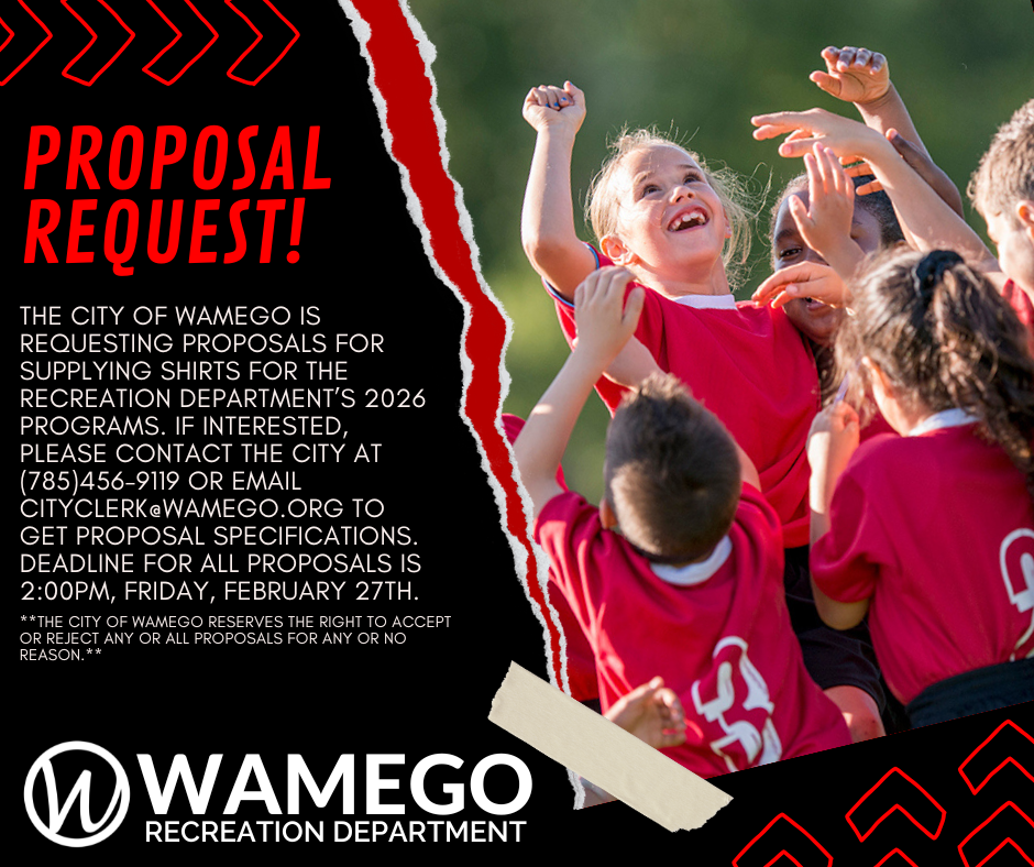 News Image Request for Proposals – Recreation Department T-Shirts (2026)